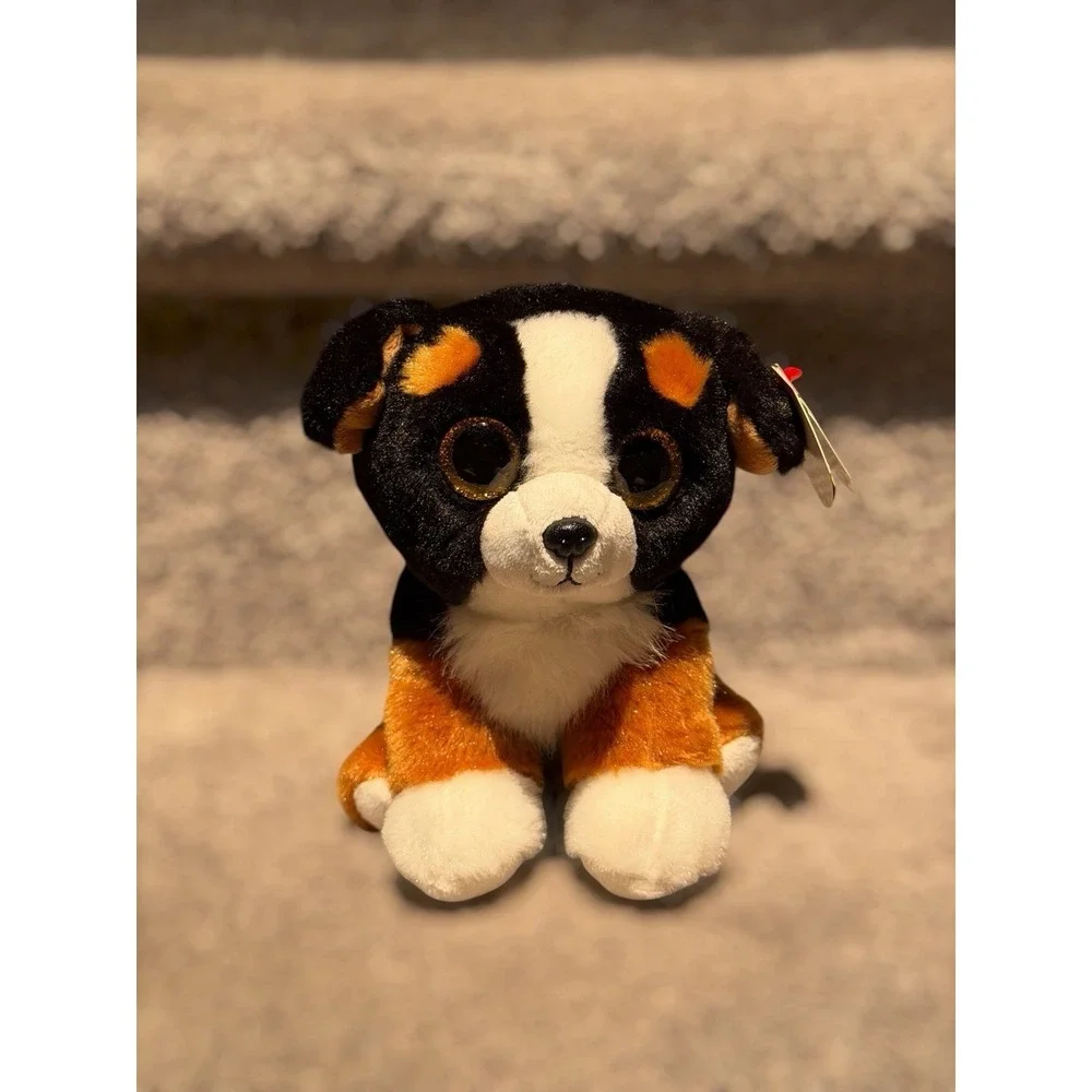 Ty Beanie Baby - ROSCOE the Bernese Mountain Dog (6 Inch) NEW MWMTs Stuffed Toy